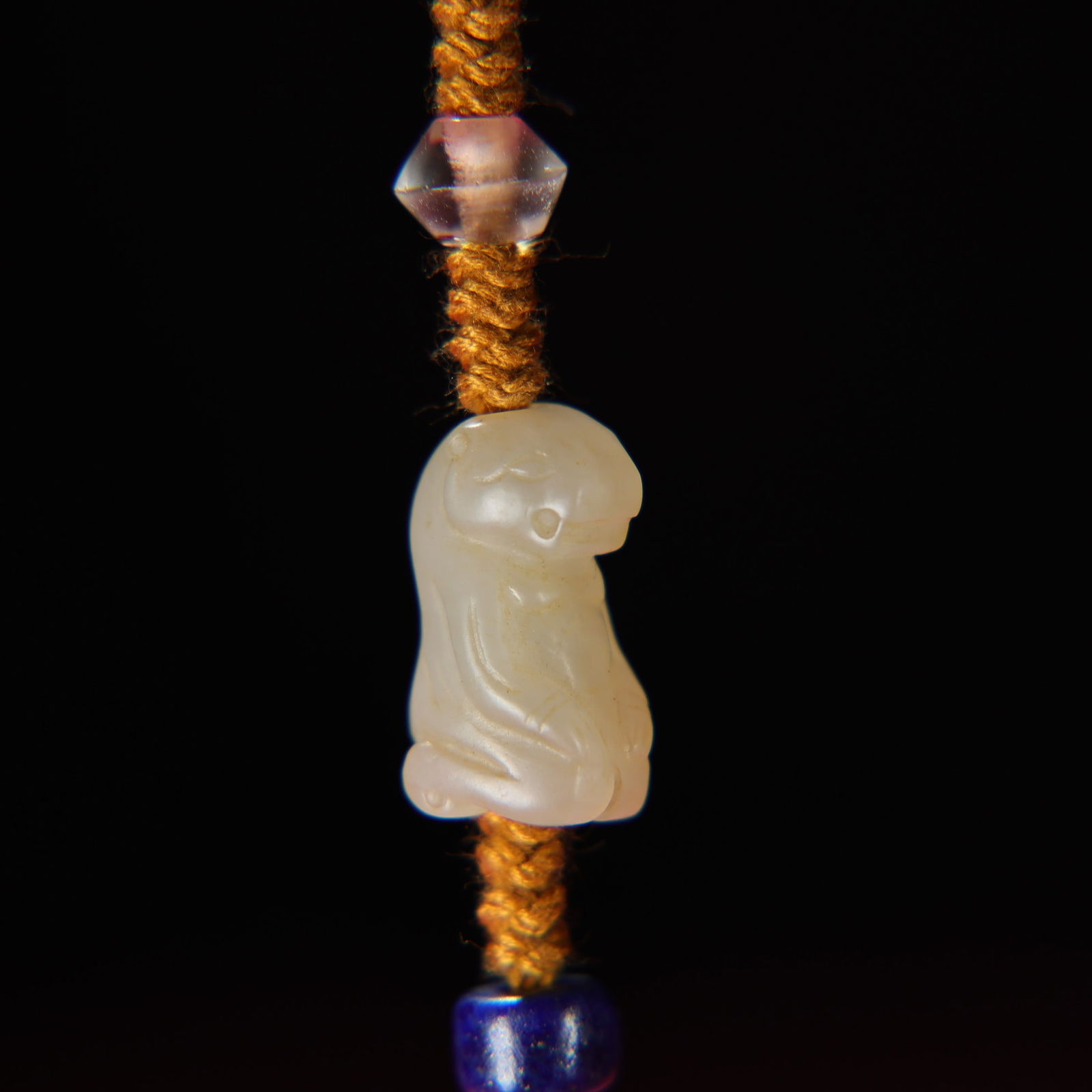 Superb Chinese Hetian Jade,lapis lazuli,agate,crystal Pendant - 3