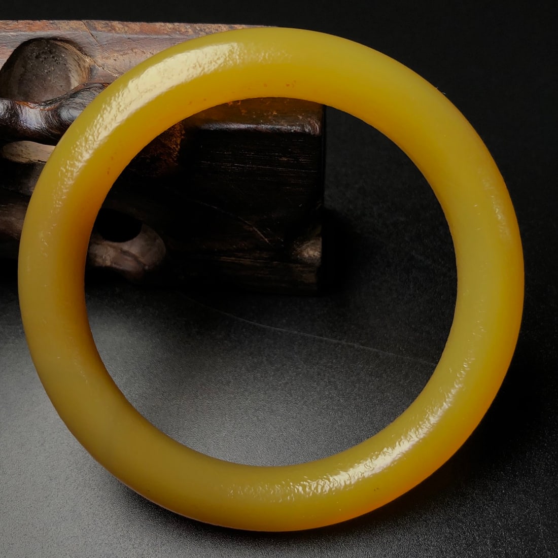 Inside Diameter 53mm Yellow Agate Bracelet - 6