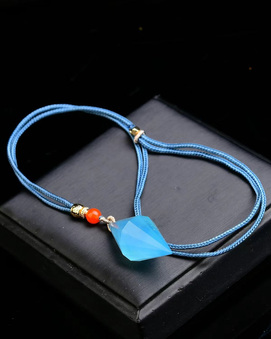 Natural Aquamarine Pendant with Certificate - 5