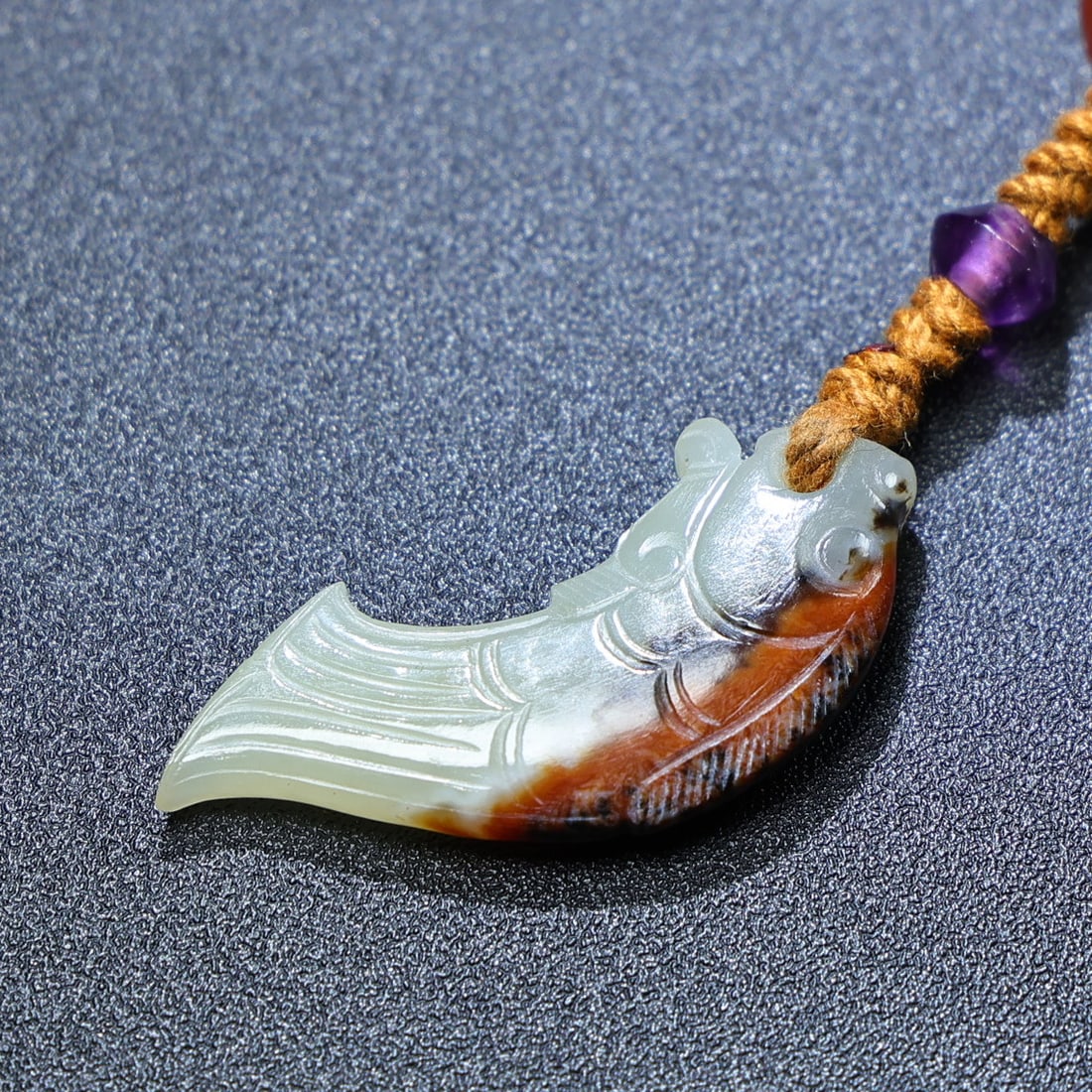 Old Chinese Hetian Jade,lapis lazuli,agate,crystal Pendant - 2