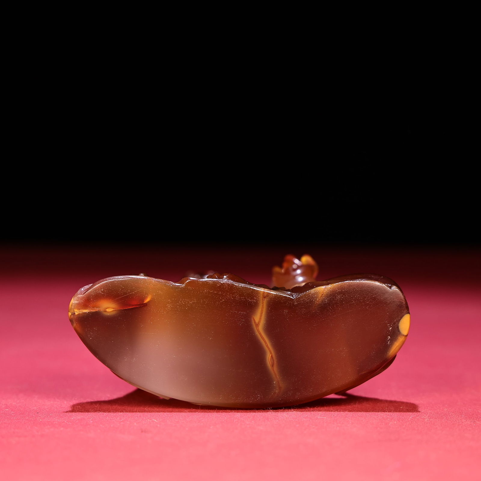 Superb Chinese Agate Carved Buddha Statue - 5