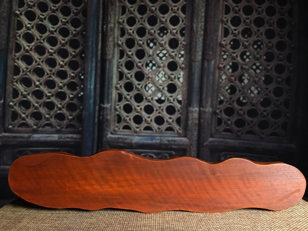 Vintage Chinese Boxwood Wood Carved Playing Chess Old Men Statue - 9