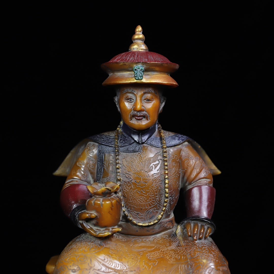 Superb Vintage Chinese Tianhuang Stone Carved Emperor Seal - 2