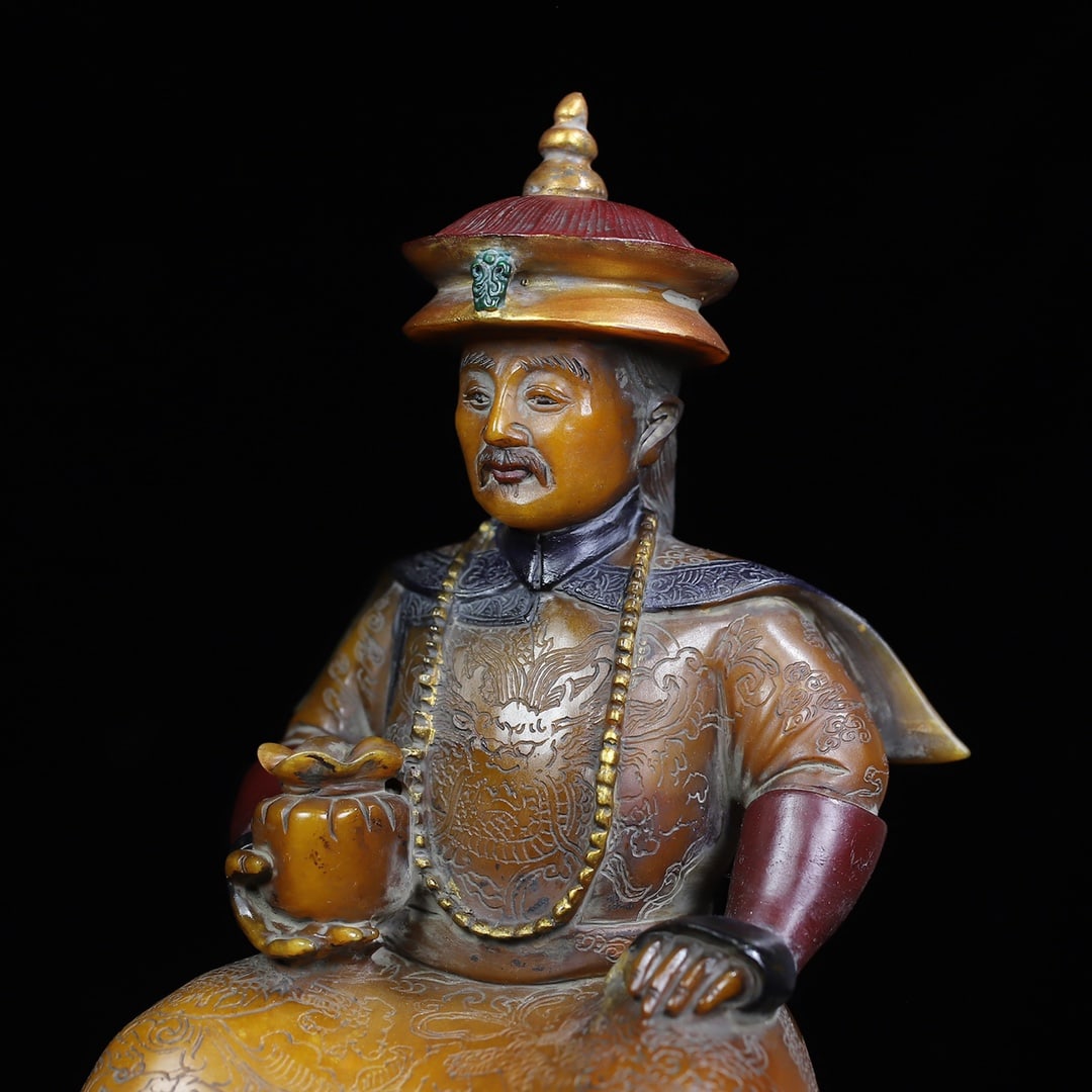 Superb Vintage Chinese Tianhuang Stone Carved Emperor Seal - 5