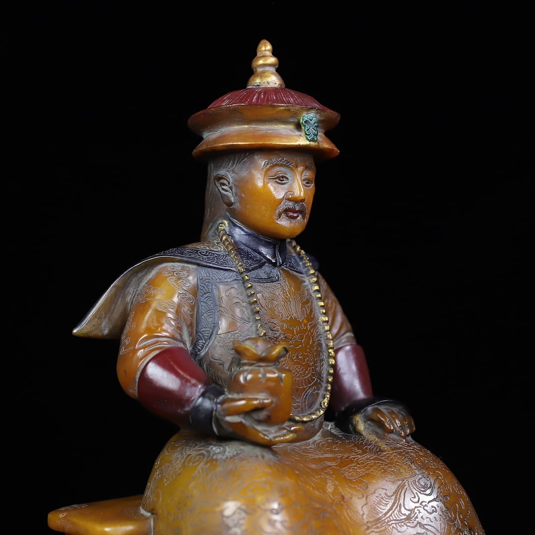 Superb Vintage Chinese Tianhuang Stone Carved Emperor Seal - 7