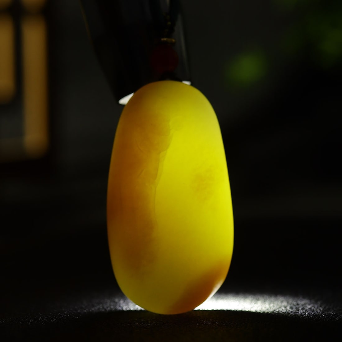 Chinese Hetian Jade Carved General Guangong Pendant - 6
