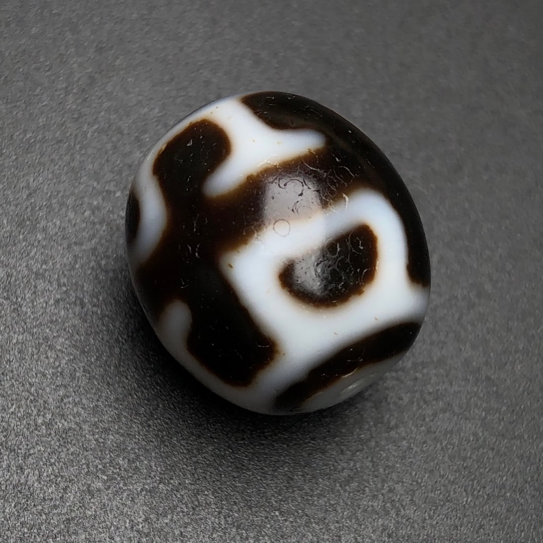 Old Tibetan DZI Agate Lucky Pendant - 3