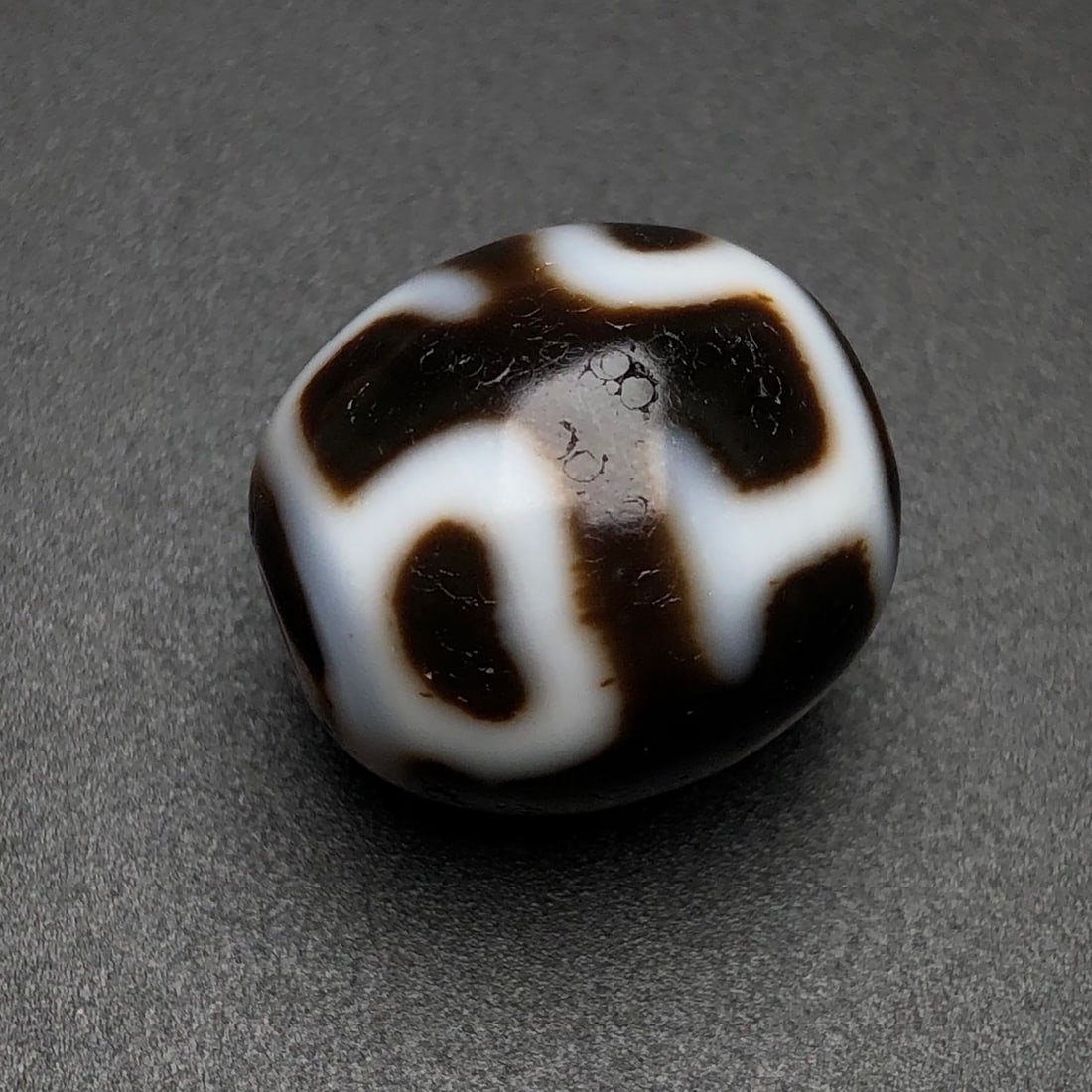 Old Tibetan DZI Agate Lucky Pendant - 9