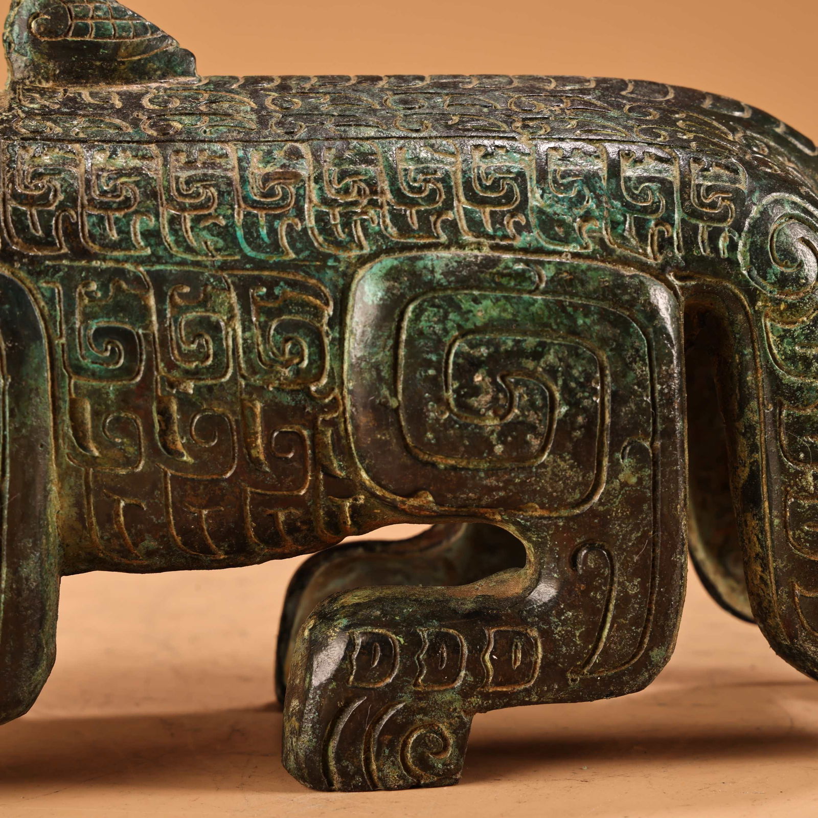 Vintage Chinese Bronze Tiger Statue - 7