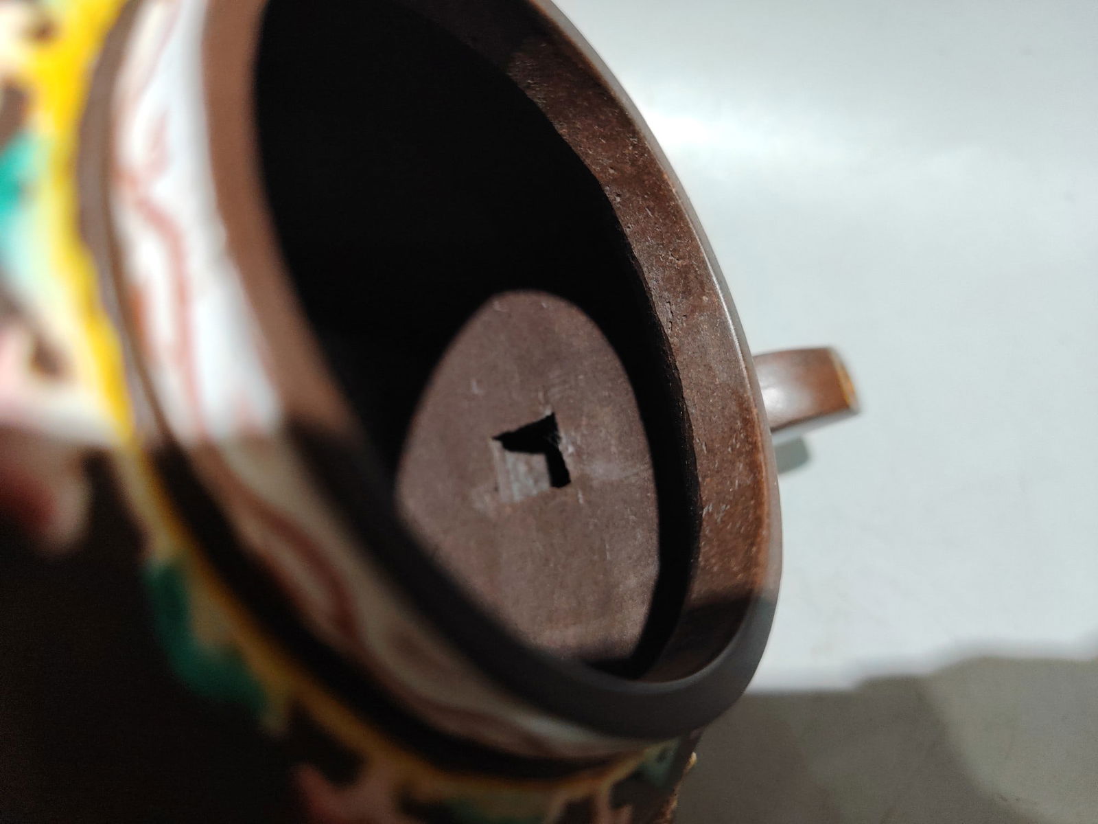 Hand Drawn Chinese Gilt Gold Yixing Zisha Clay Dragon Teapot - 8