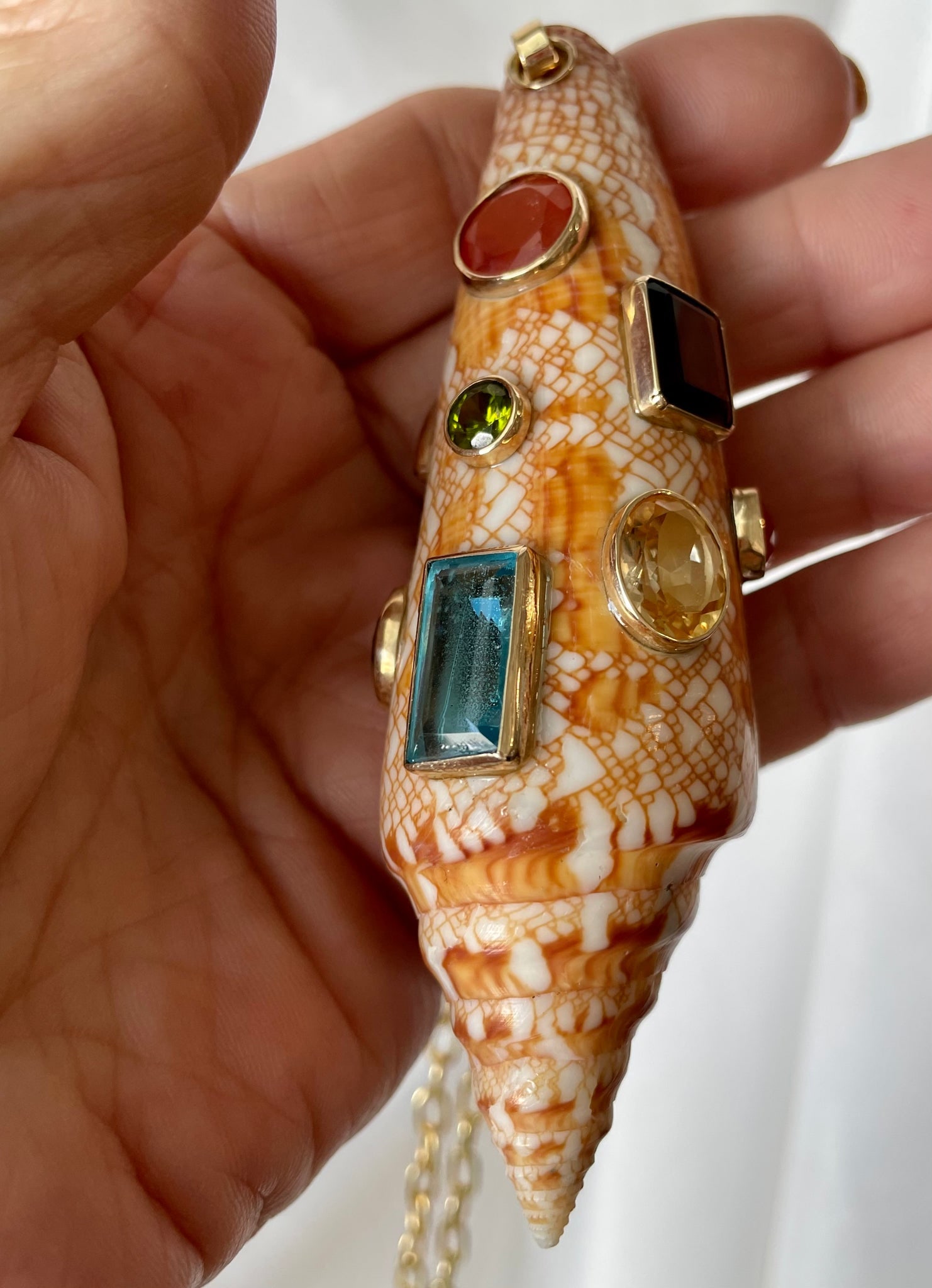 Super Specimen 14-K Gold Conus Pendant - 3