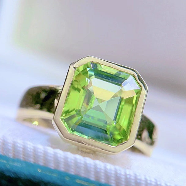 14K GOLD 3.22 CT NATURAL TOURMALINE & DIAMOND RING - 2