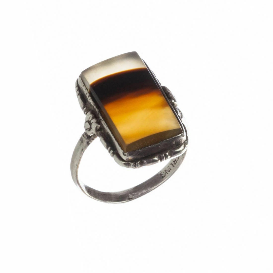 Victorian Banded Agate Ring (1 of 5)