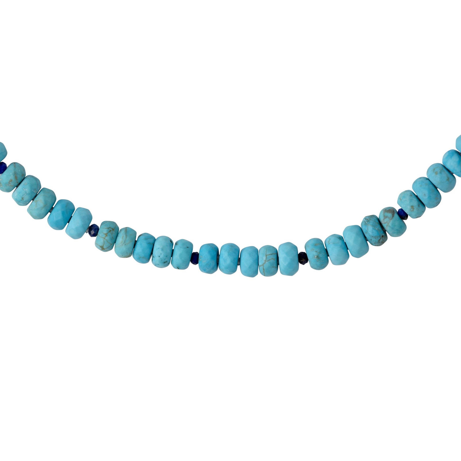 Turquoise Lapis Necklace - 4