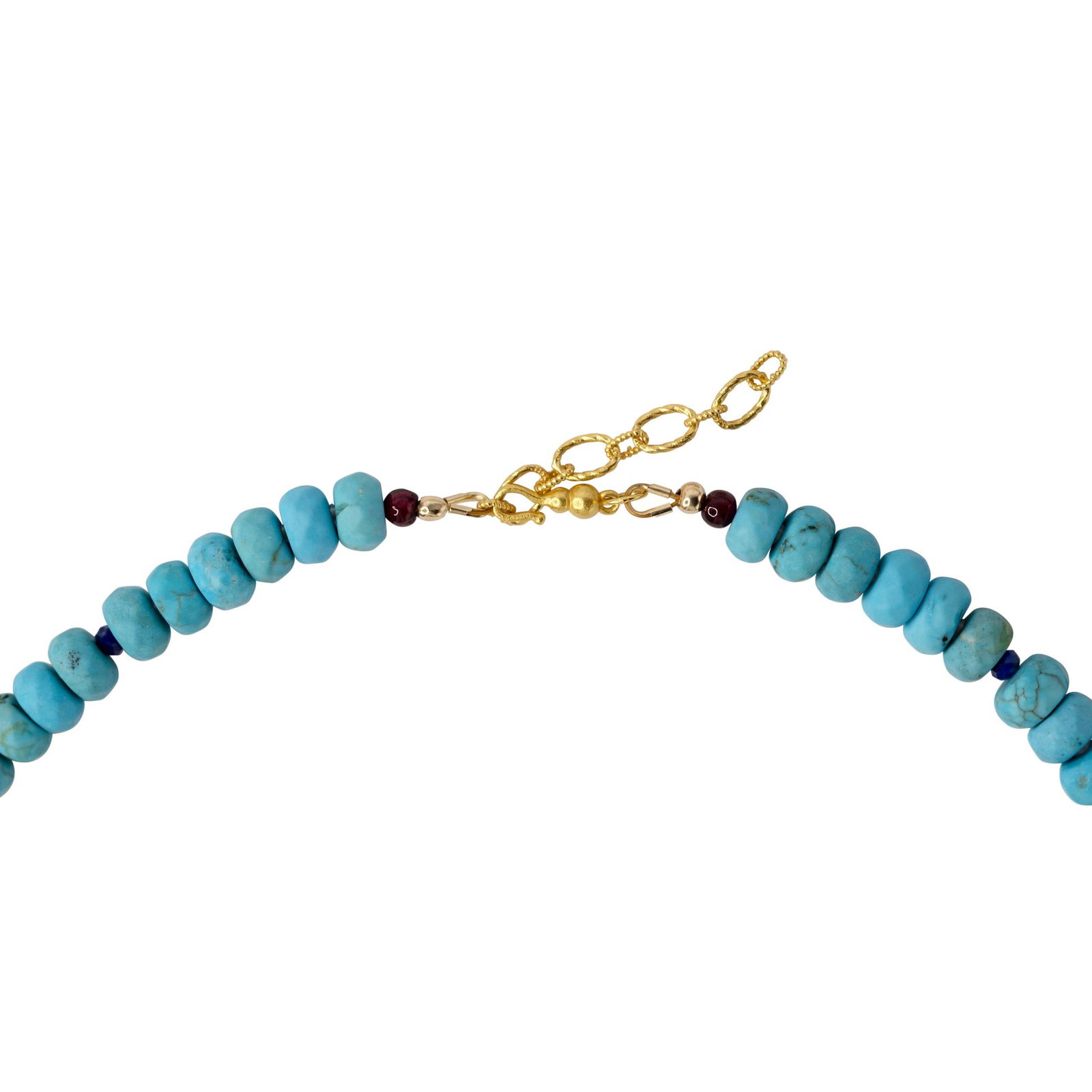 Turquoise Lapis Necklace - 5
