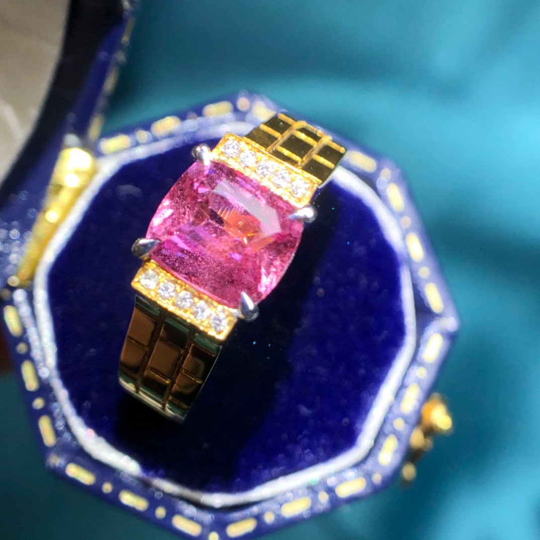 14K GOLD 2.03 CTW NATURAL SAPPHIRE & DIAMOND RING - 5