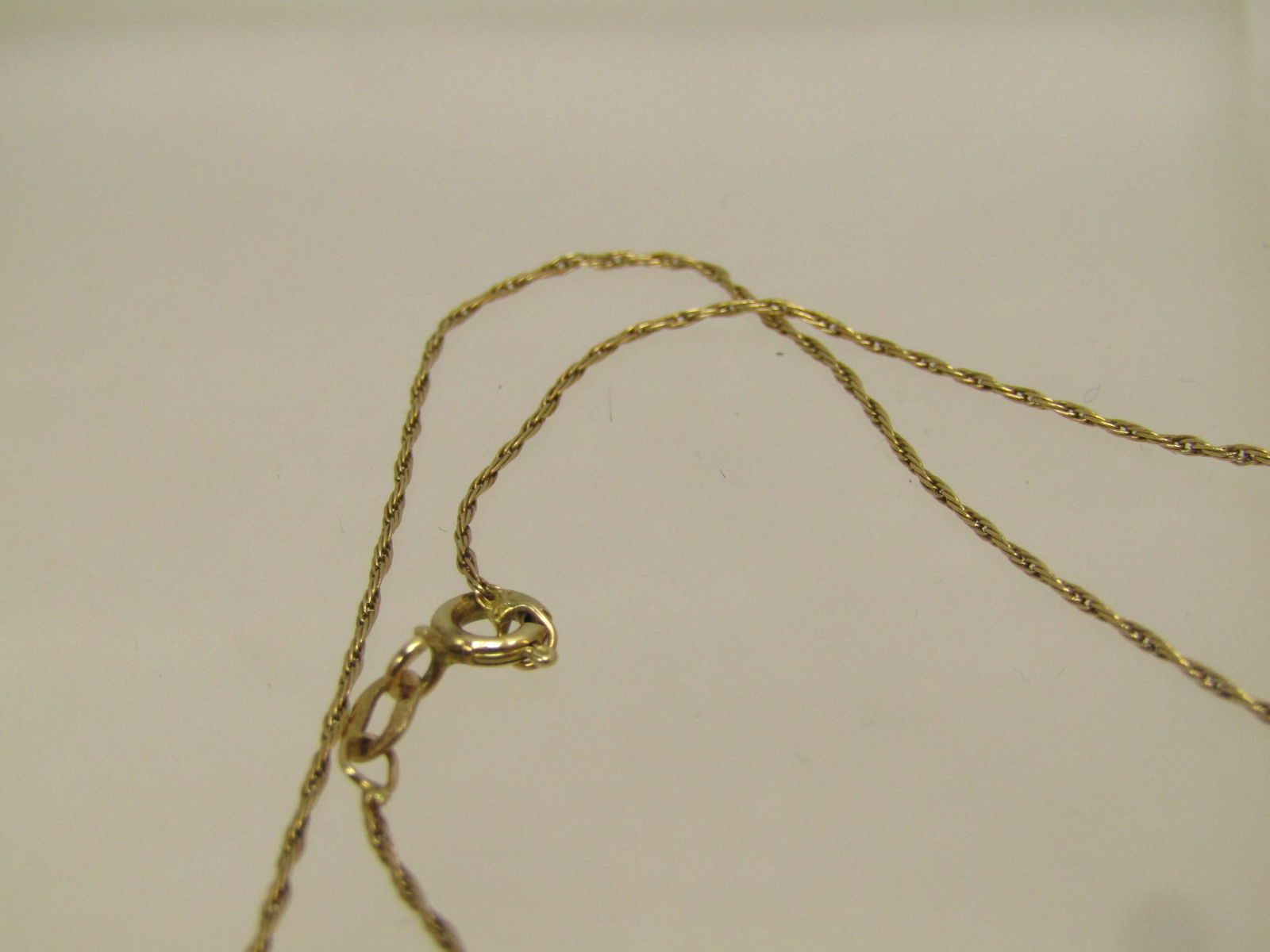 Vintage Diamond Heart Necklace, 19", Signed, 1970's-1980's - 7