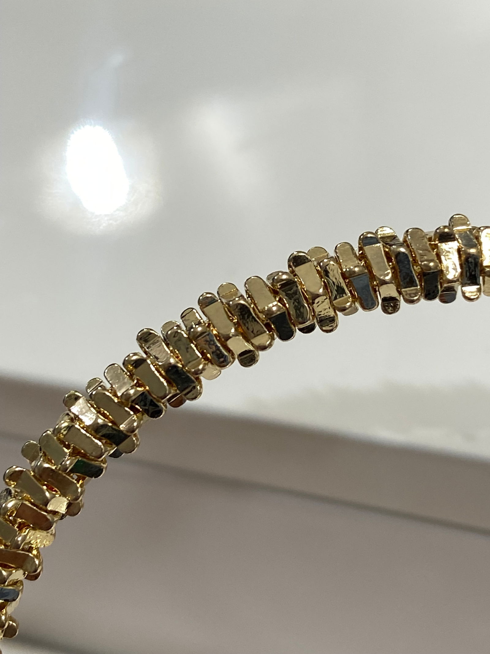 Golden Dragon Bone Style Massage Bracelet for Wrist - 4