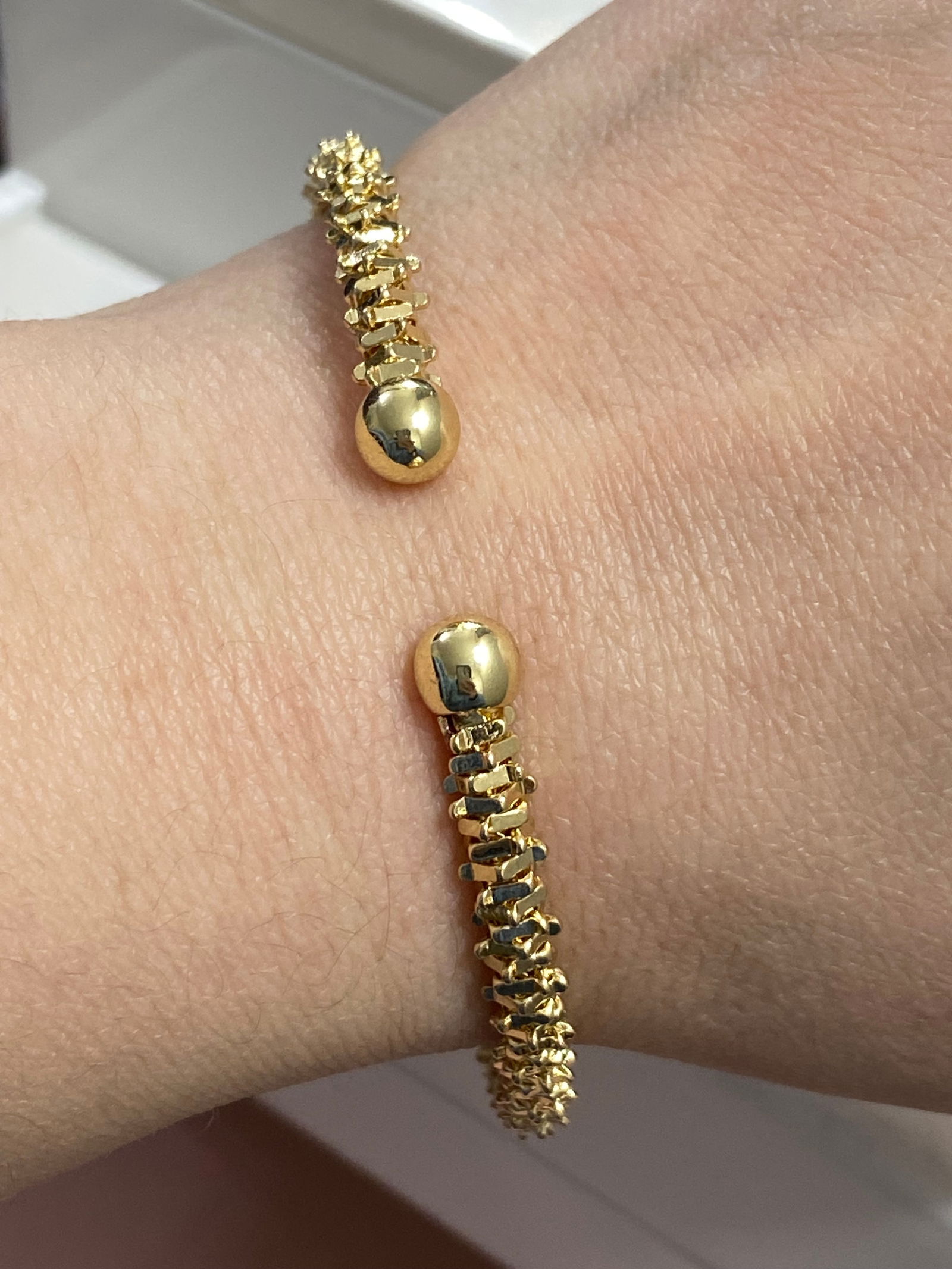 Golden Dragon Bone Style Massage Bracelet for Wrist - 6