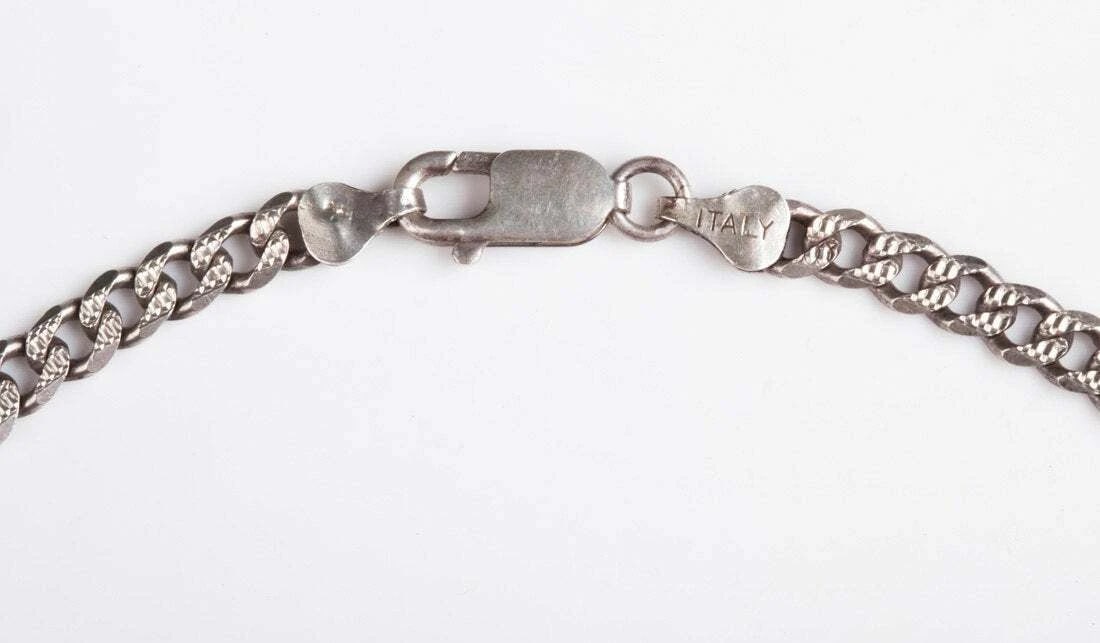 Early Carved Horn Snake Bangle Bracelet with White Bone Eyes - 3