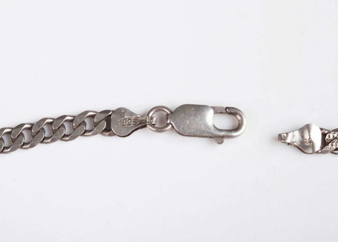 Early Carved Horn Snake Bangle Bracelet with White Bone Eyes - 5