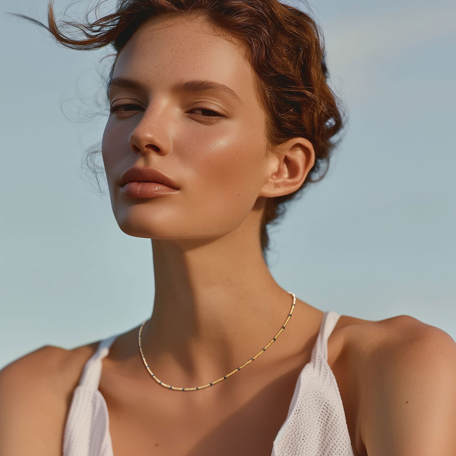 18K Gold Loose Coil Necklace - 2