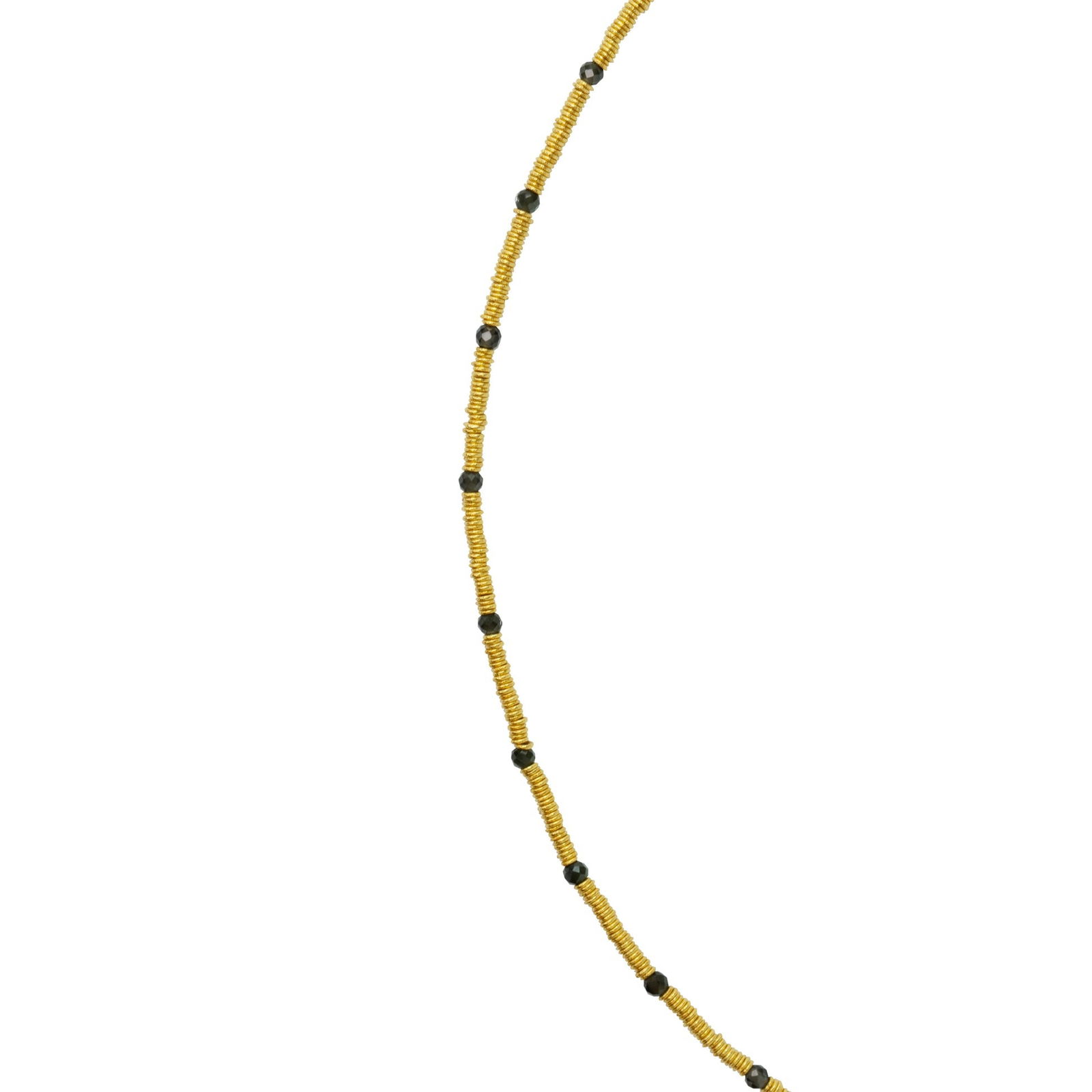 18K Gold Loose Coil Necklace - 3