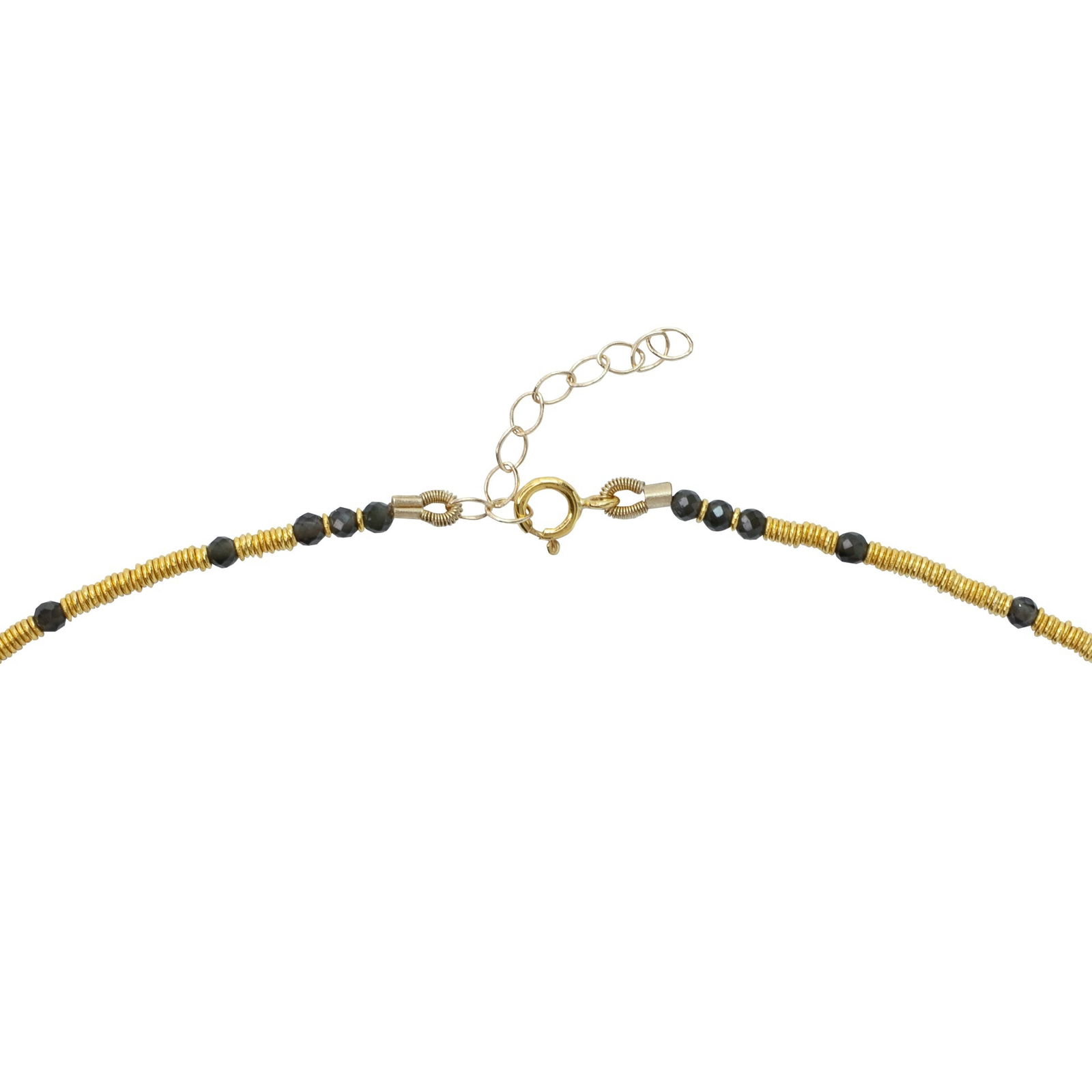 18K Gold Loose Coil Necklace - 9