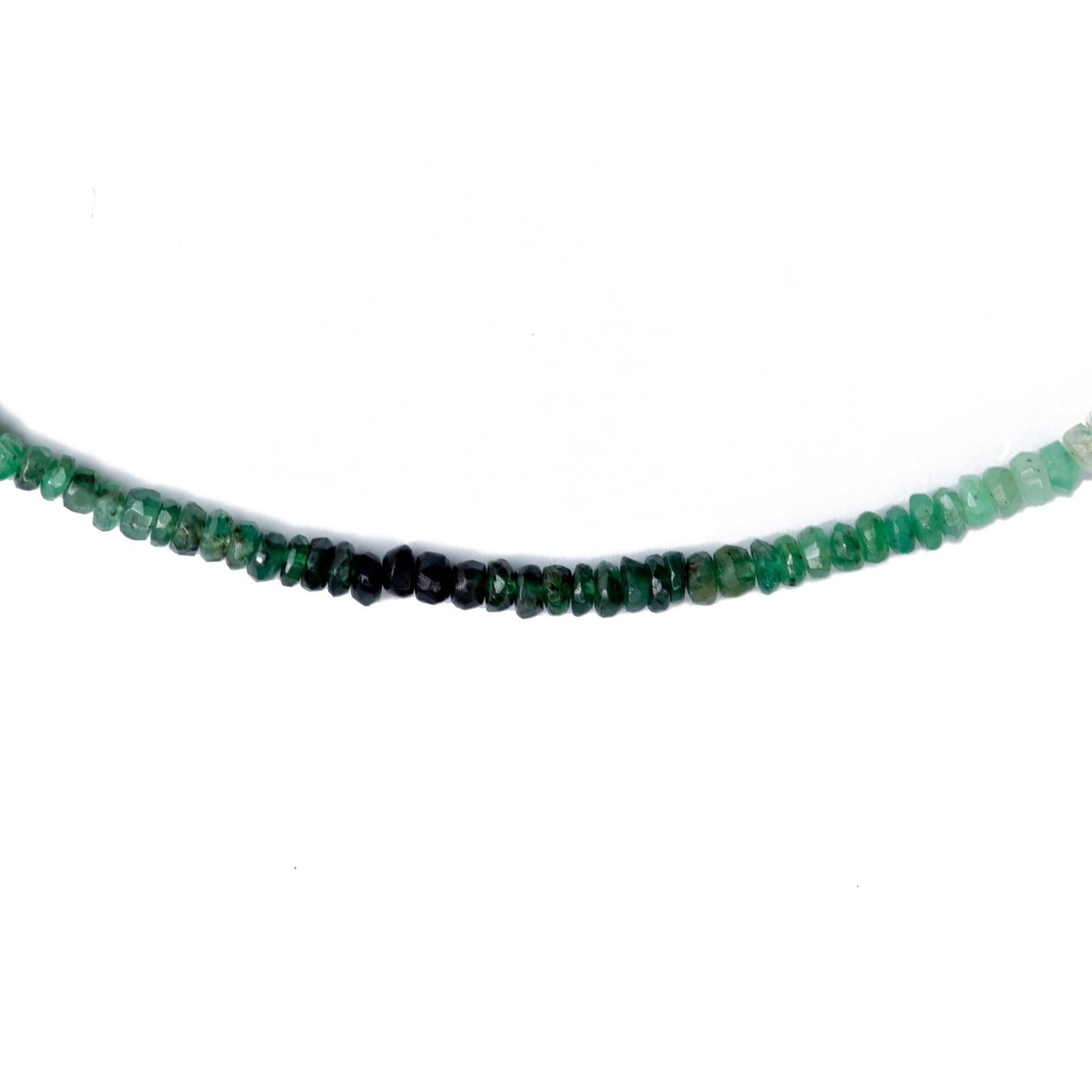 Birthstone May Emerald Ombre Necklace 14K Gold II - 4