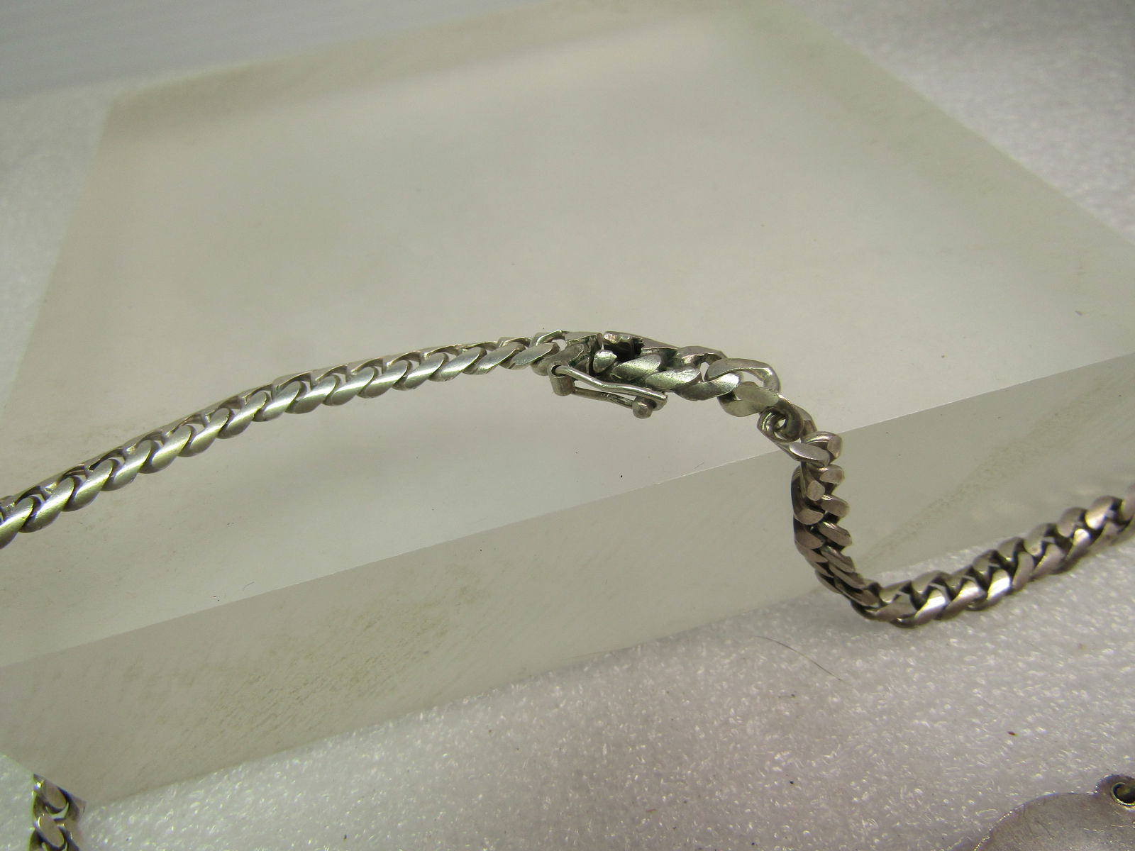 Vintage Sterling Peruvian Figural Necklace, 18", Signed ME, 1960's-1970's - 8