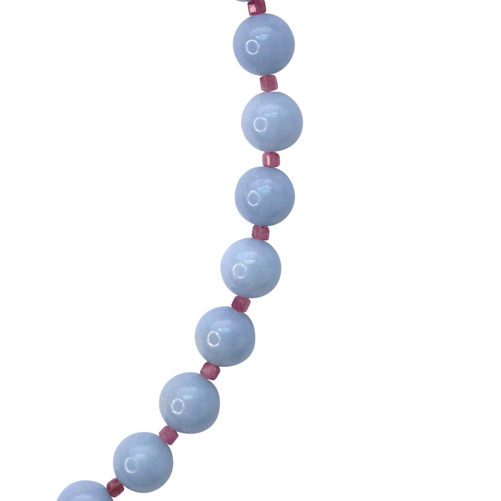 Angelite Tourmaline Necklace - 3