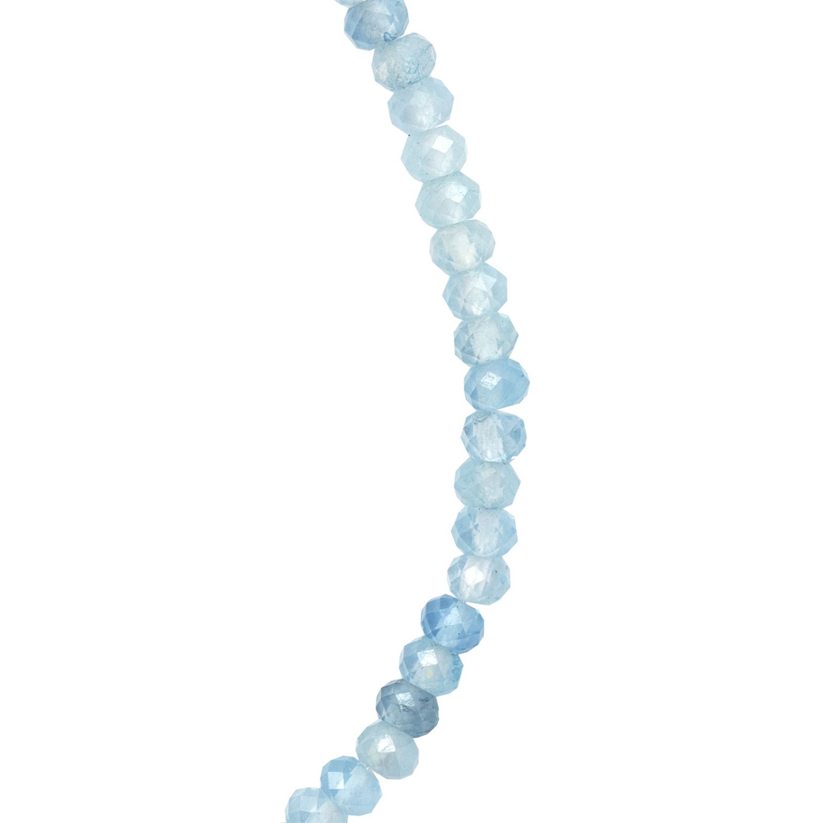 Aquamarine 14K Gold Bracelet - 7