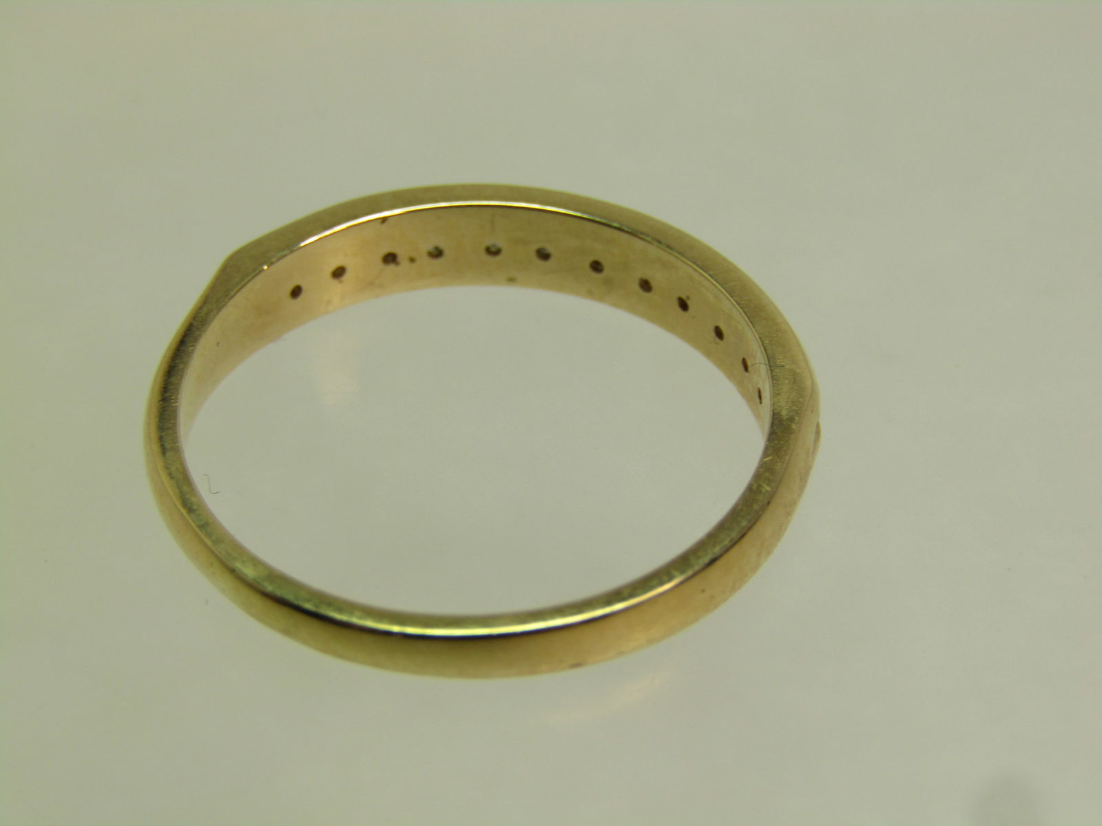 Vintage 14kt Diamond Anniversary/Wedding Band, Sz. 10, Magicglo, Unisex, 1980's - 4