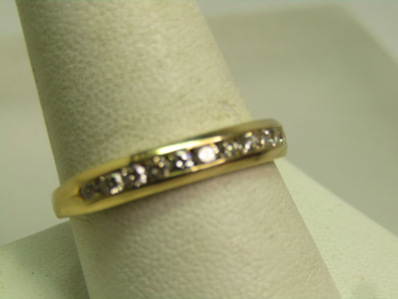 Vintage 14kt Diamond Anniversary/Wedding Band, Sz. 10, Magicglo, Unisex, 1980's - 5