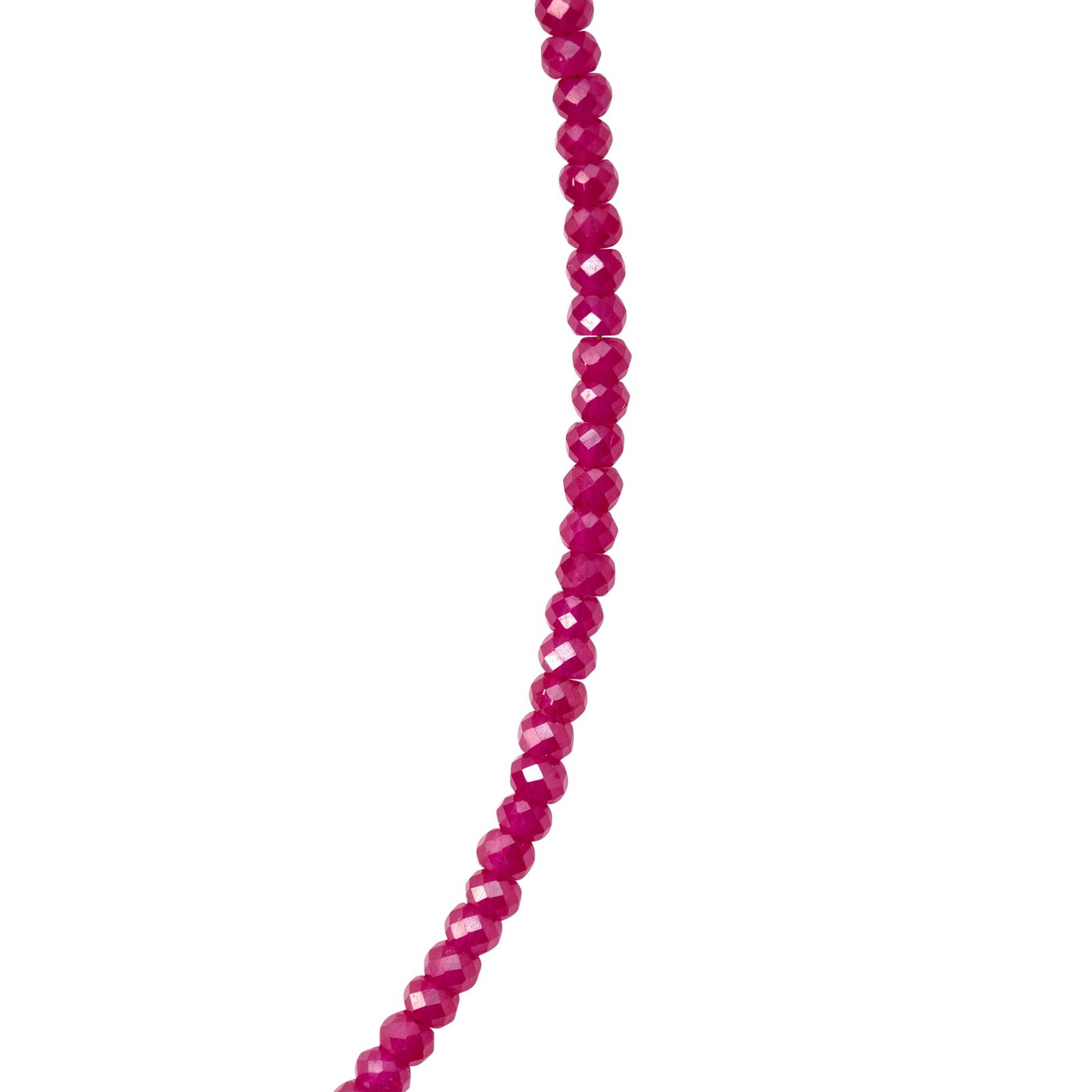 Birthstone July Ruby Necklace 18K Gold - 5