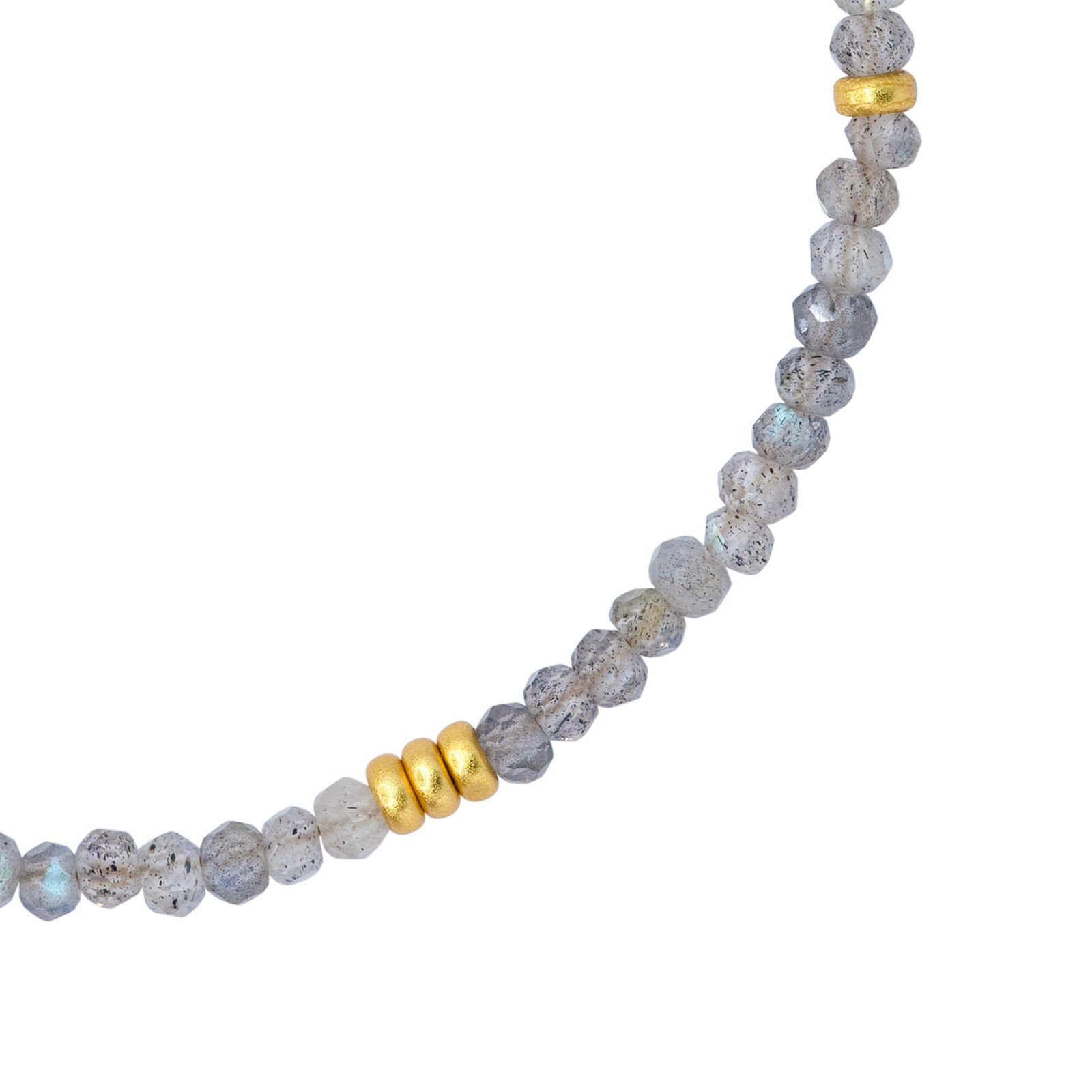 Labradorite Bracelet 14K Gold - 3