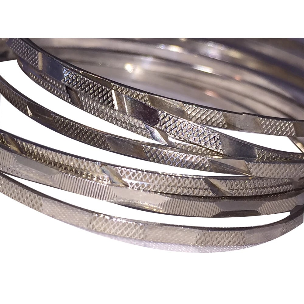 Polished Sterling Silver Tusk Horn Earrings - 2