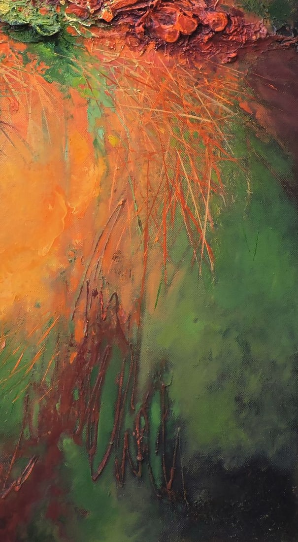 Oil painting Acute interaction Oksana Osnach - 2