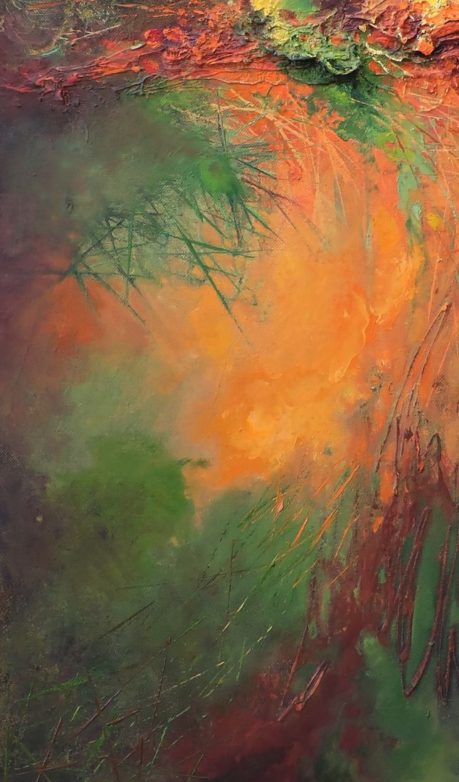 Oil painting Acute interaction Oksana Osnach - 3