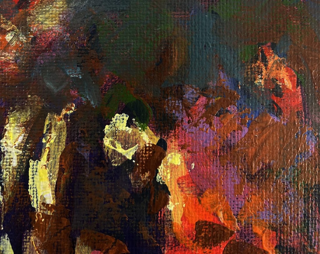 Acrylic painting Autumn colours Mykhailo Patskan - 5