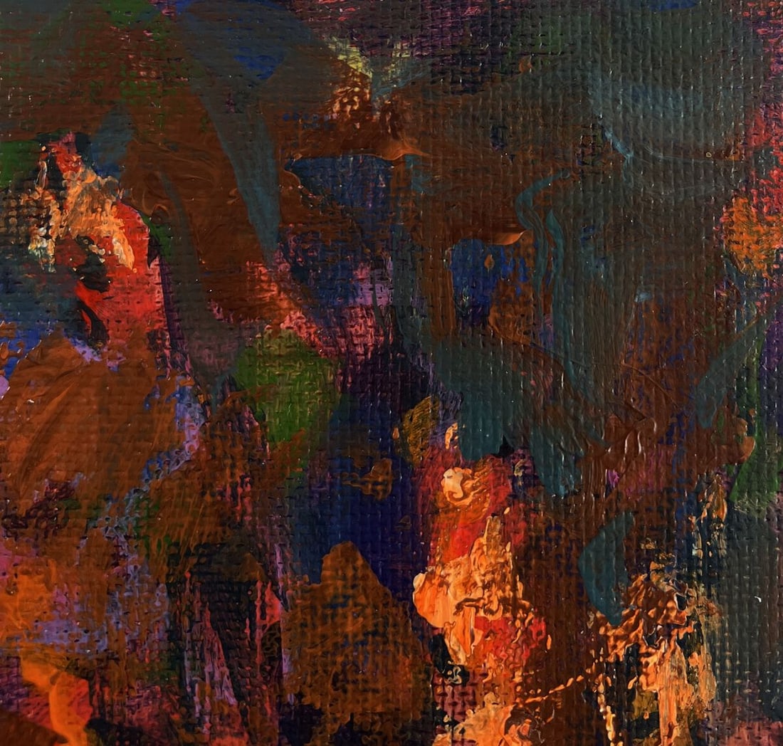 Acrylic painting Autumn colours Mykhailo Patskan - 6