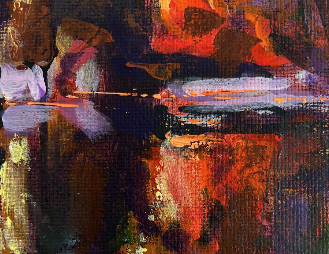 Acrylic painting Autumn colours Mykhailo Patskan - 7