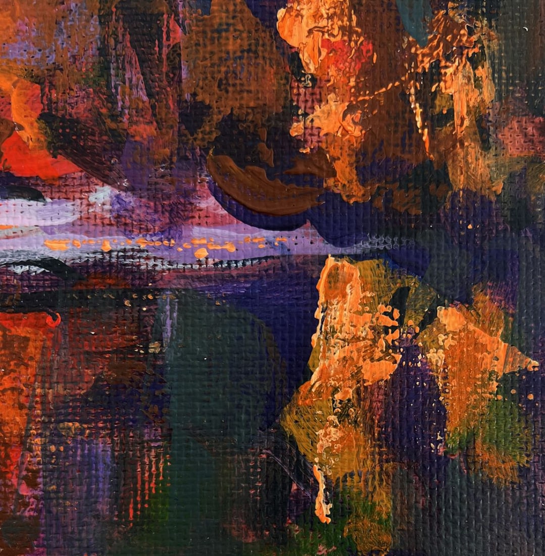 Acrylic painting Autumn colours Mykhailo Patskan - 8