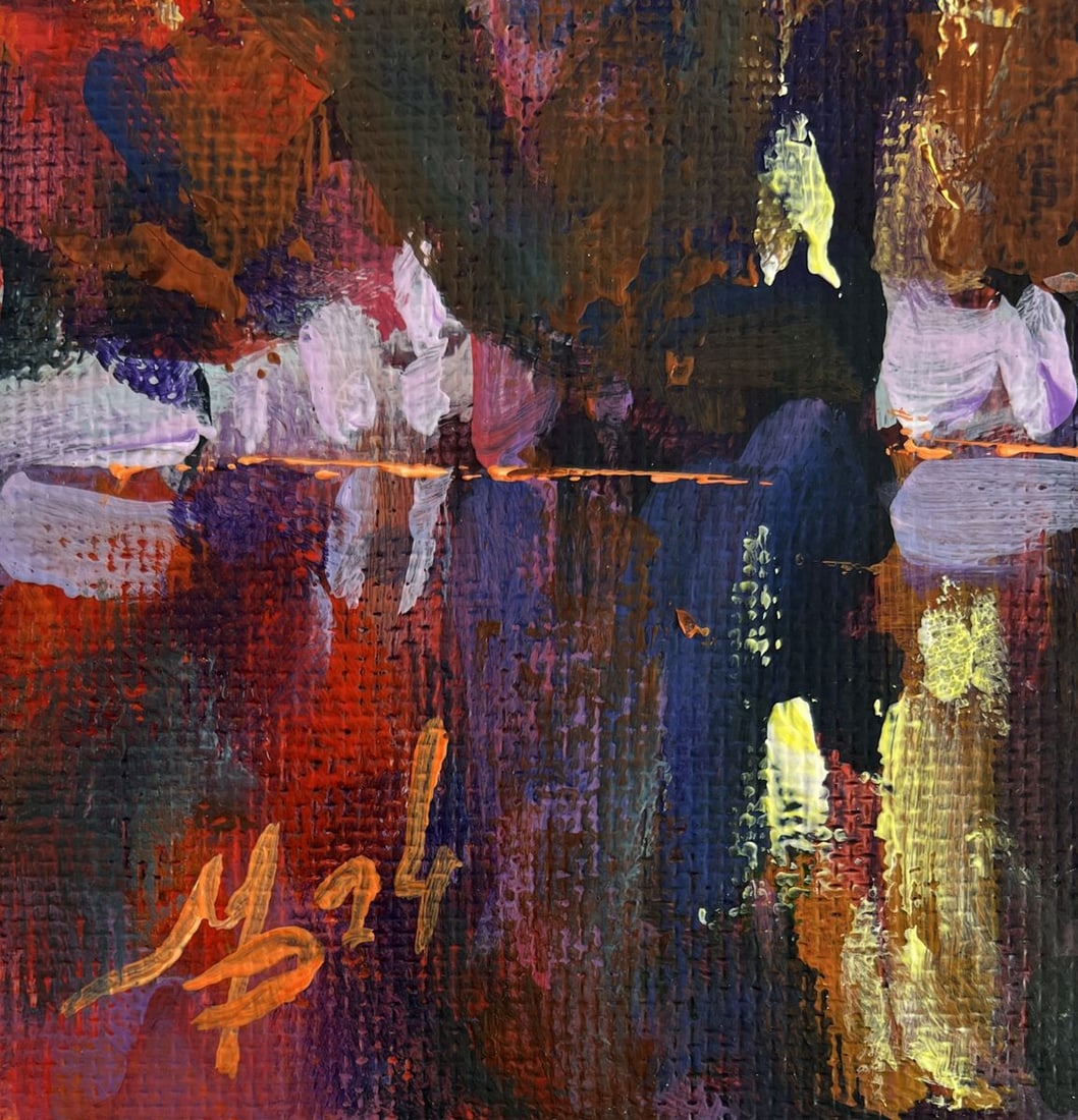 Acrylic painting Autumn colours Mykhailo Patskan - 9