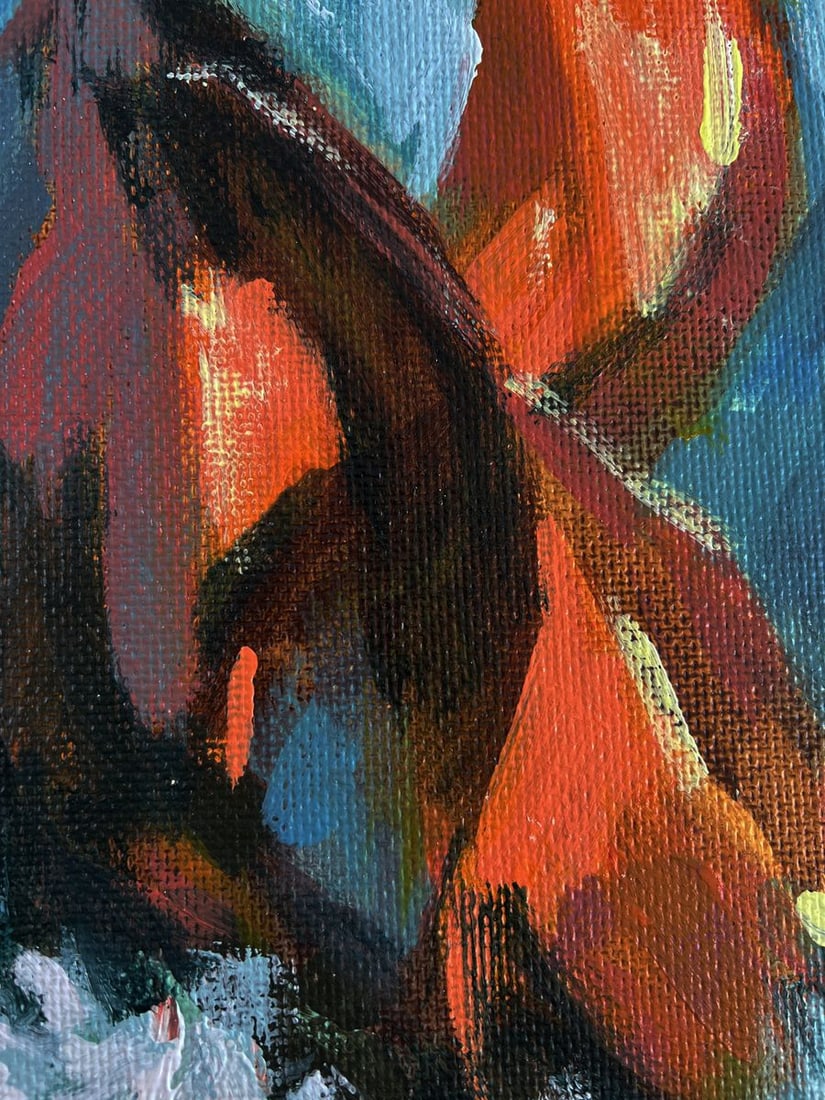 Acrylic painting Water element Mykhailo Patskan - 6