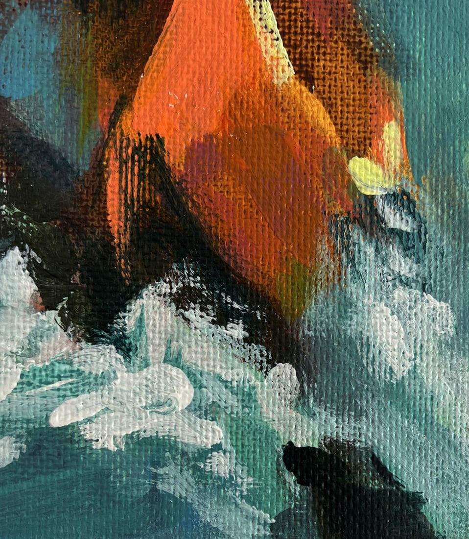 Acrylic painting Water element Mykhailo Patskan - 7