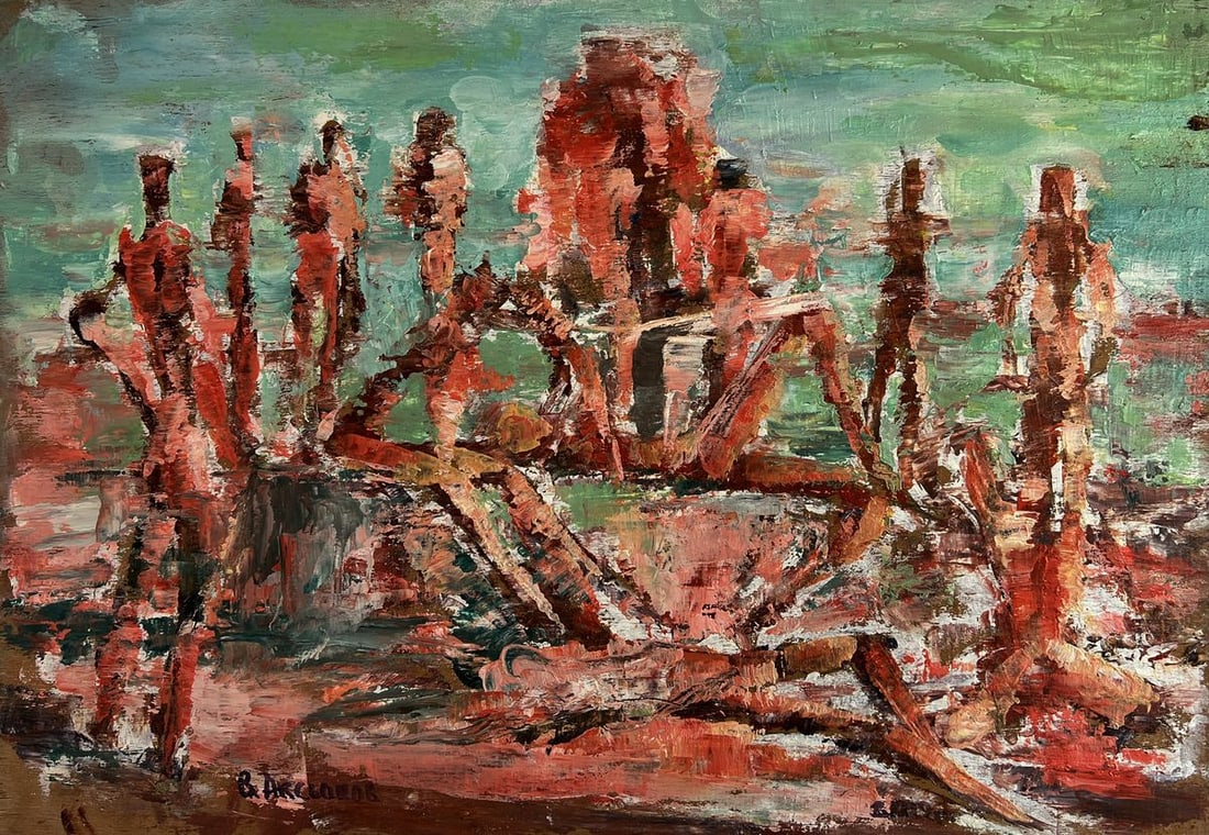 Oil painting Collected thoughts Vadim Aksenov (1 of 10)