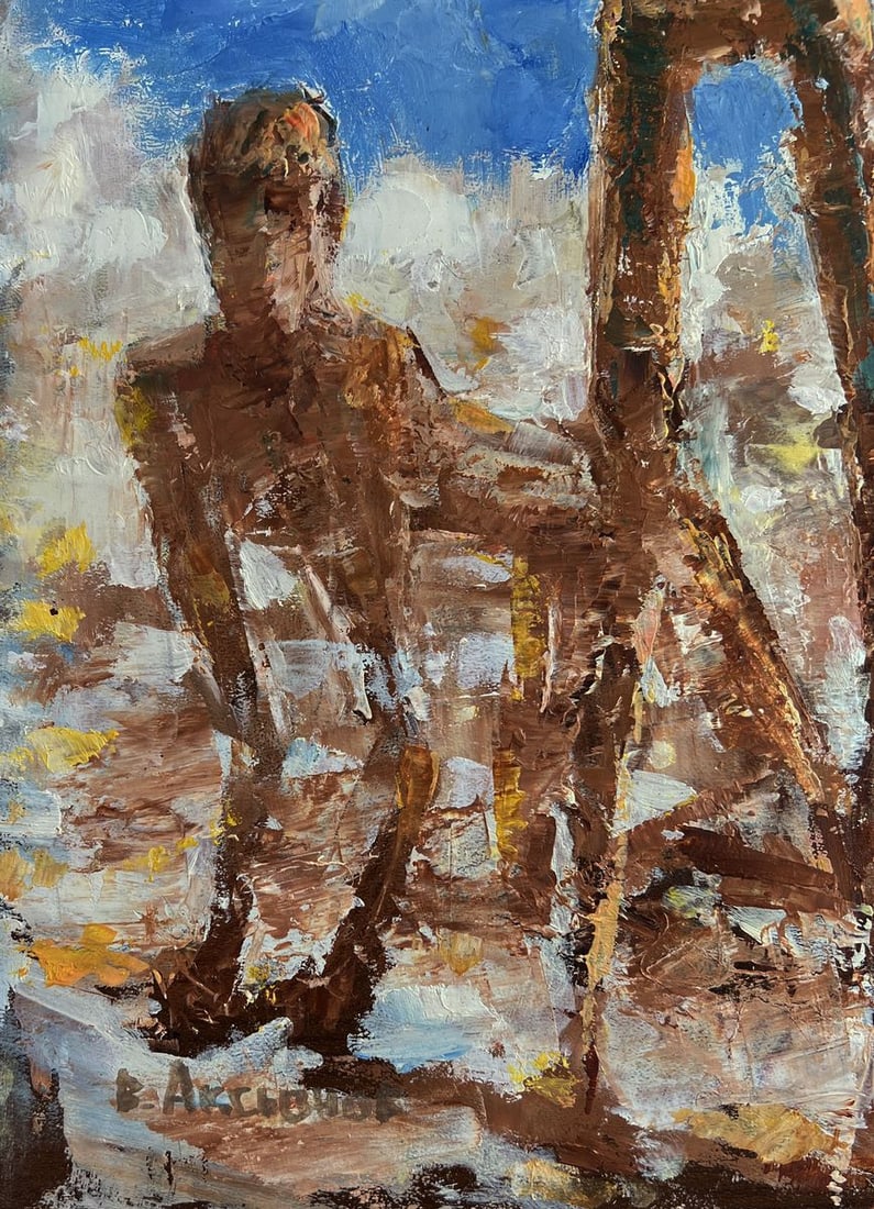 Oil painting Forward to accomplishing feats Vadim Aksenov - 7