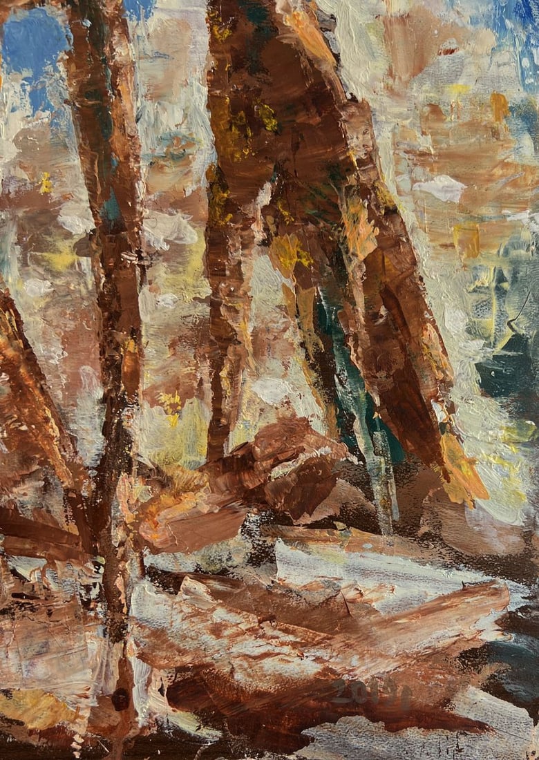 Oil painting Forward to accomplishing feats Vadim Aksenov - 8