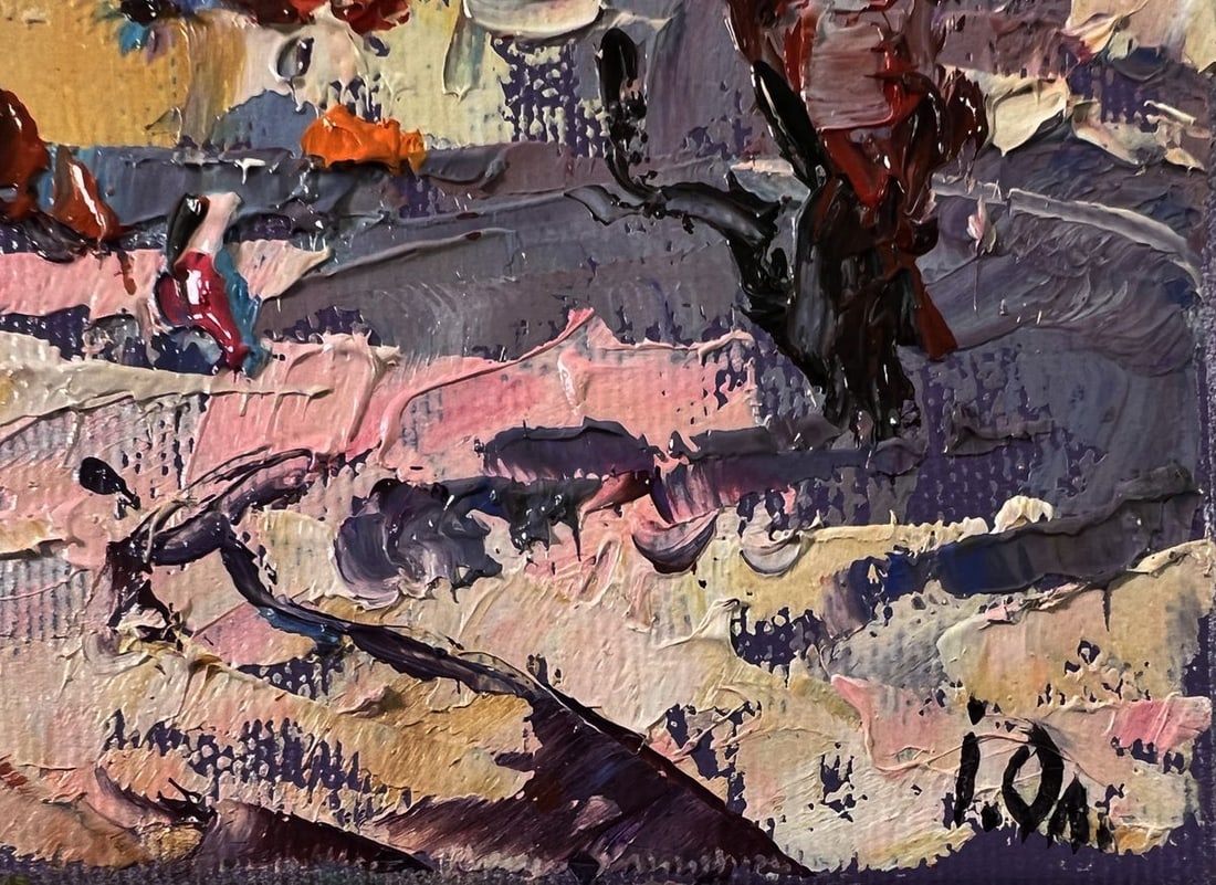 Oil painting Heat in the old town Oleksiy Ivanyuk - 7